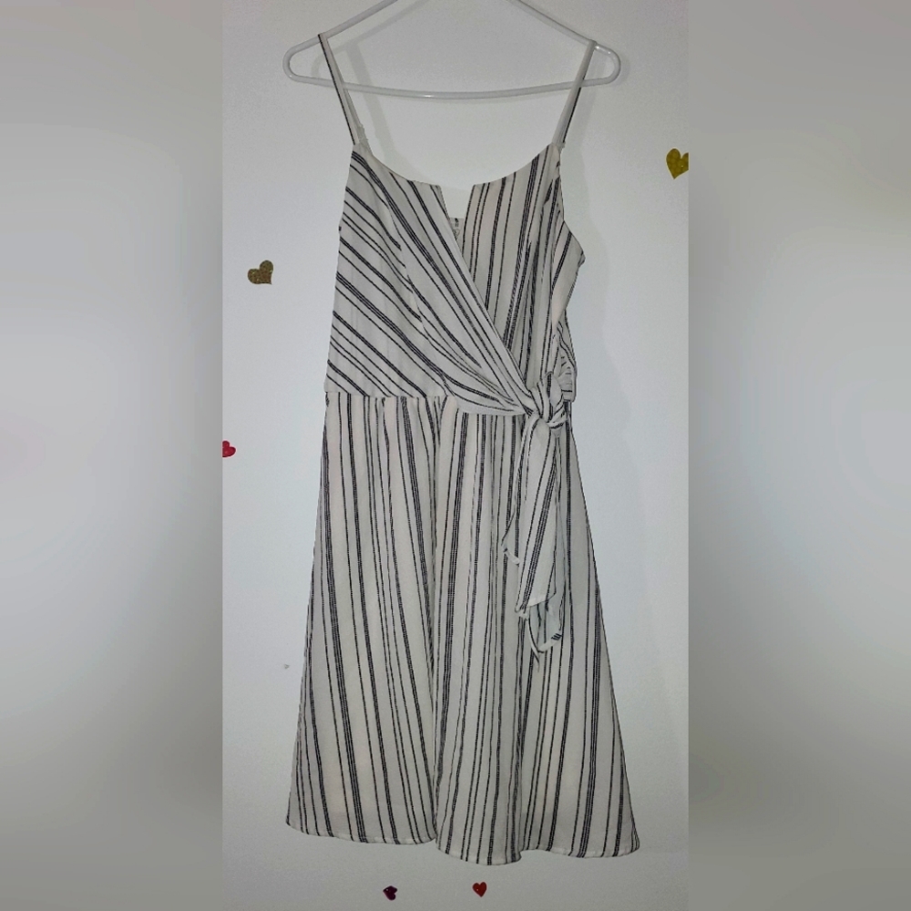 Maurices Black and White Striped Dress